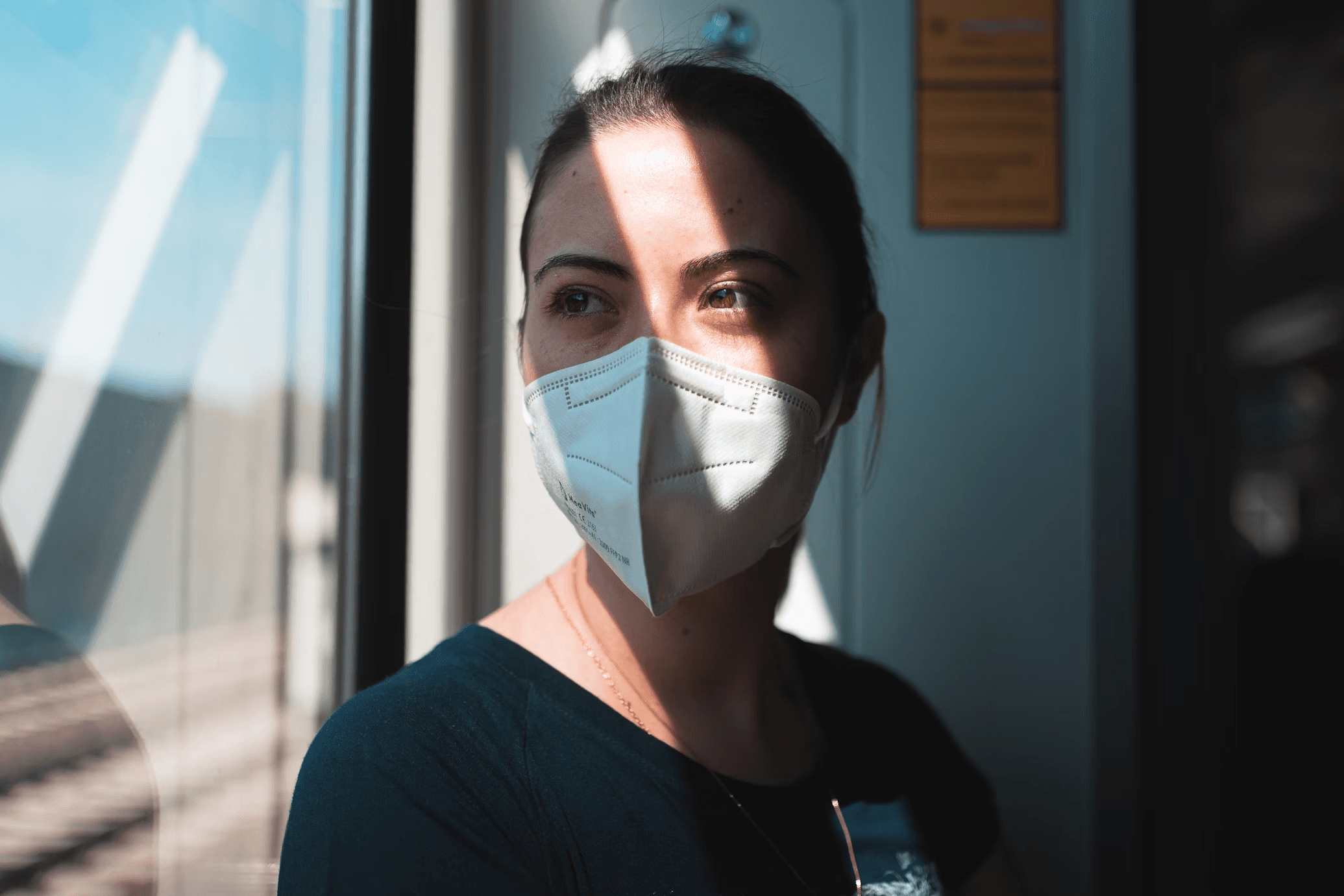 Healthcare professional wearing a mask
