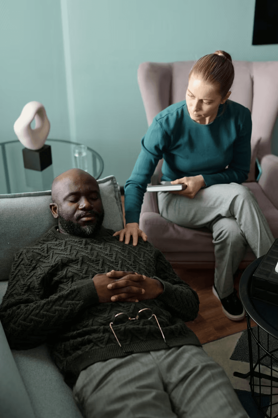 Doctor consulting with patient